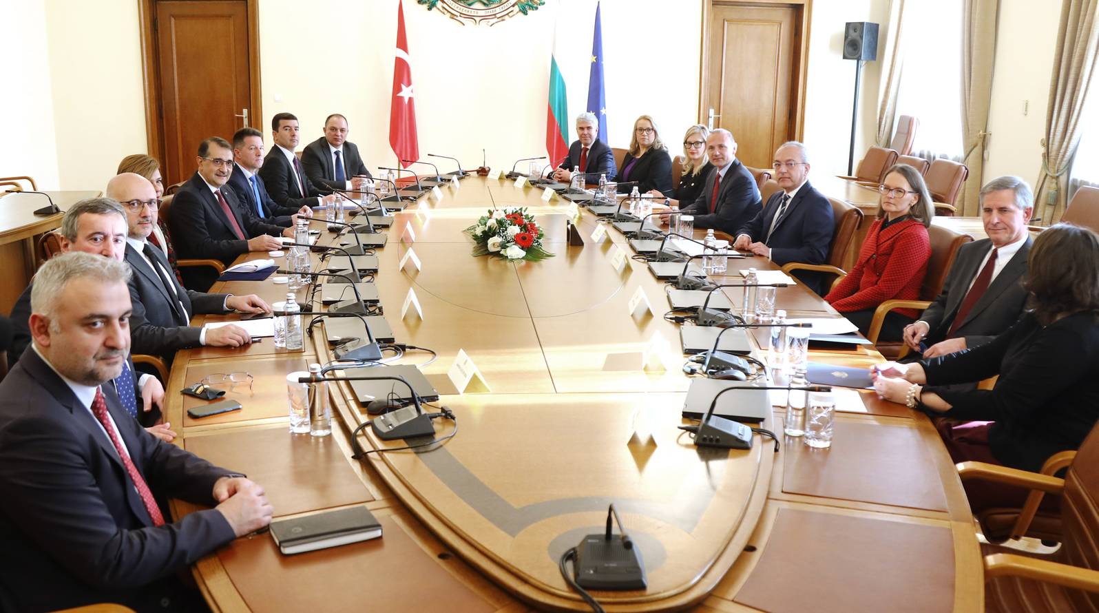 Срещата с министъра на енергетиката и природните ресурси на Република Турция Фатих Дьонмез и турската делегация